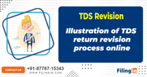 llustration of TDS return revision process online