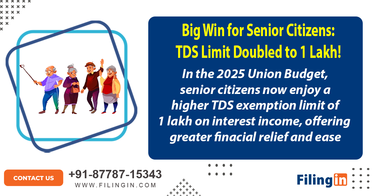 TDS Limit for Senior Citizens 2025