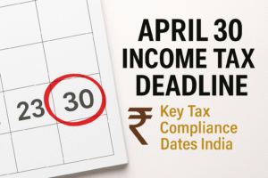 April 30 Income Tax Deadline