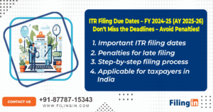 ITR Filing Last Date FY 2024-25 (AY 2025-26)