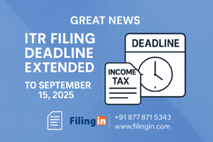 ITR Filing Deadline Extended to September 15, 2025