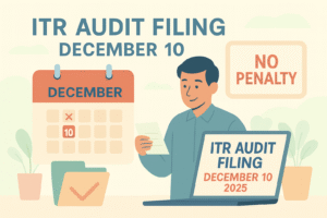 ITR Audit Deadline December 10