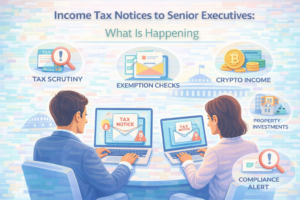 Income tax notices to senior