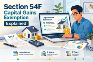 Section 54F capital gains exemption